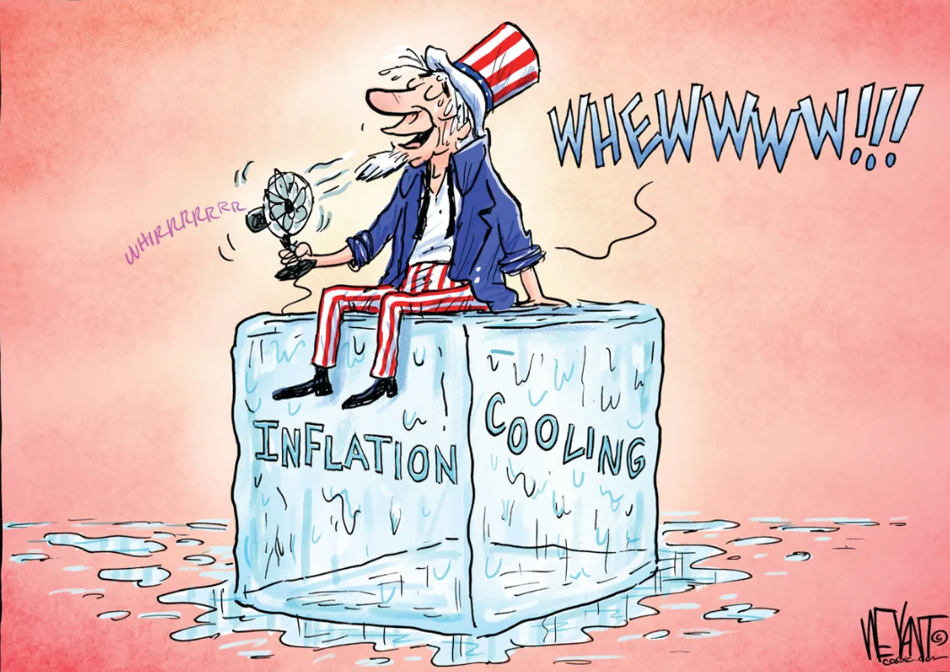 L&rsquo;inflation américaine ralentit, les taux restent inchangés